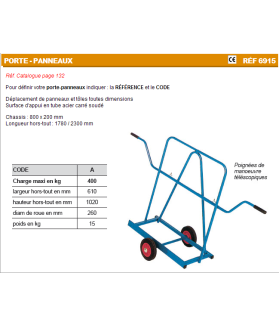 Porte-panneaux multi-usages