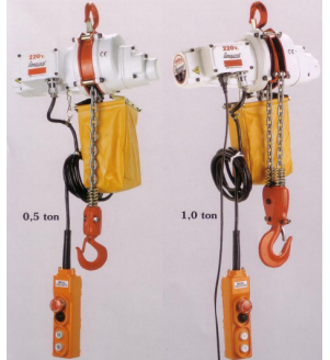 Palan électrique US900 0.5 et 1 tonne 230V monophasé