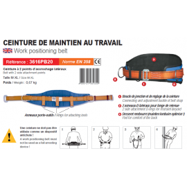 Ceinture de maintien au travail