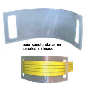 Passant 225x80 en polyuréthane pour  protection des sangles 50mm