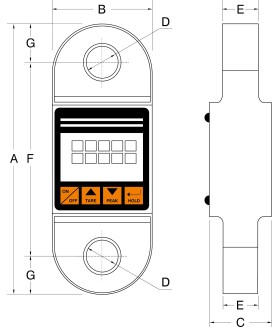 Dynamomètre REMA DSD04 de 1.25 à 20 tonnes