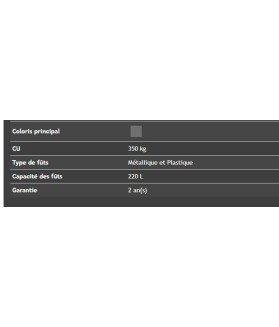 Manipulateur de fûts CMU 350 kg