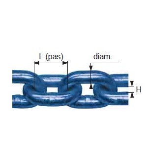 Chaîne de levage haute résistance GRADE 100