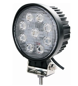 Phare de travail rond 9 LED 27W