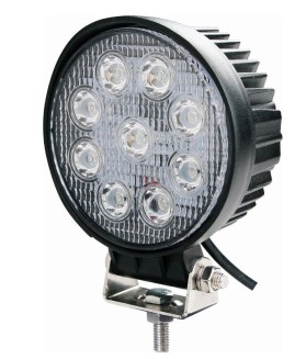 Phare de travail rond 9 LED 27W