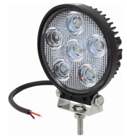 Phare de travail rond 6 LED 18W 1200 lumen