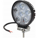 Phare de travail rond 6 LED 18W 1200 lumen