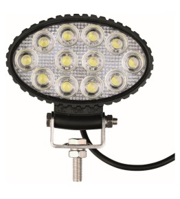 Phare de travail ovale 12 LED 36W