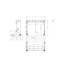 Portique de levage motorisé de 1 à 6.3 tonnes