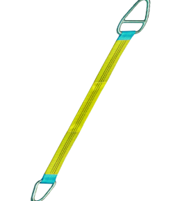 Élingue plate 1 anneau mâles & 1 coulissant CMU de 1 à 10 tonnes