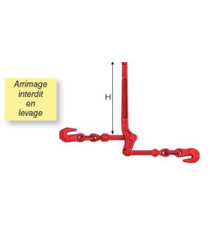 Tendeur arrimage pour chaine standard