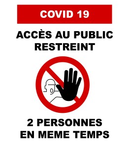 Panneau "Accès restreint"