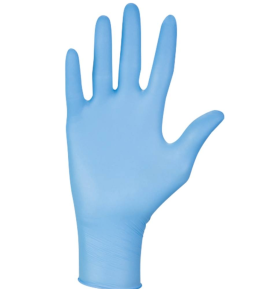 Gants jetables nitrile 240 mm 0.06mm bleu - boite de 100 