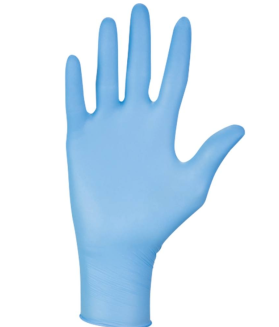 Gants jetables nitrile 240 mm 0.06mm bleu - boite de 100 