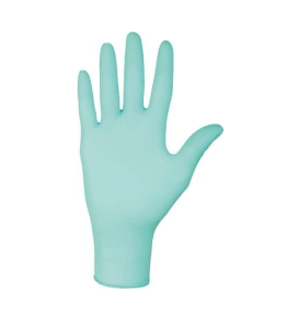 Gants jetables nitrile 245MM 0.12MM VERT T9 bte 100pc