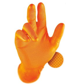 Gants jetables nitrile 240mm 0.15mm, bte de 50 pc