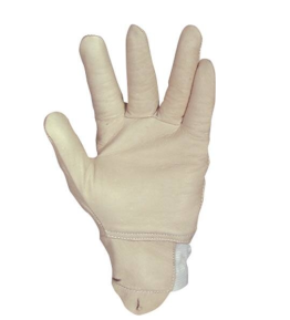 Gants de maîtrise tout cuir fleur de bovin avec protège artère