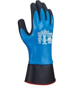 Gants anticoupure enduit nitrile 3/4 dos avec manchette de sécurité