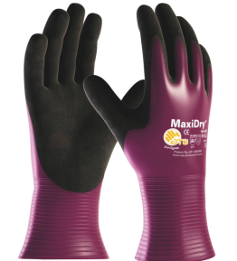 Gants milieux huileux enduit nitrile 