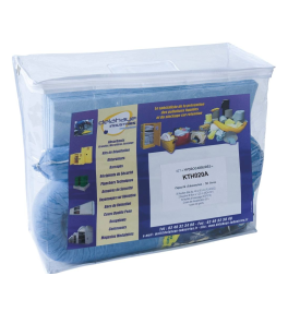 Kit d'intervention absorbant pour hydrocarbures 20 litres