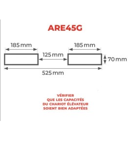 Potence télescopique inclinable 4500 kg