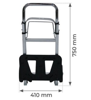 Diable aluminium charge 90 kg super léger poids 3.6 kg