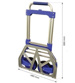 Diable aluminium télescopique et pliable charge 120 kg