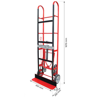 Diable acier charges lourdes et encombrantes 400 kg