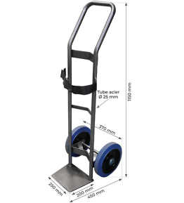 Diable pour charge cylindrique 200 kg