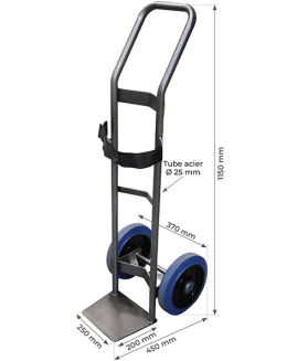 Diable pour charge cylindrique 200 kg