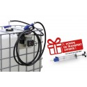 Pompe électrique AdBlue® 230V 330W 34 l/min - kit station pour cuve IBC