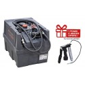 Cuve de ravitaillement gasoil PE 200L avec kit pompe à gasoil 12V 45 l/min et pistolet automatique