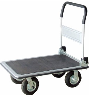 Chariot de manutention 4 roues gonflables 300kg