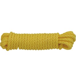 Cordage polypropylène jaune 8mm - 15m