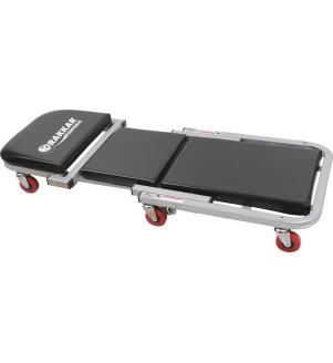 Chariot de visite/tabouret 7 roues avec matelas mousse 136kg