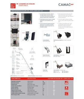 ECHELLE MONTE MATERIAUX LADDER 150 & 200Kg