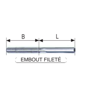 Embout fileté INOX 