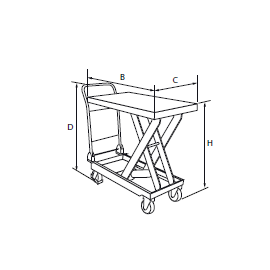 Hydraulique mobile 150 kgs