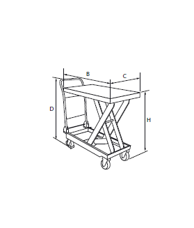 Hydraulique mobile 150 kgs